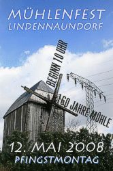 Plakat zum Mühlenfest Bild