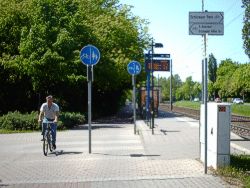 Radweg Lützner Straße Bild