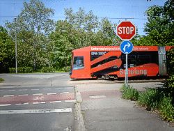 Radweg Lützner Straße Bild