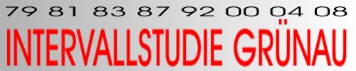 Intervallstudie Intervallstudie