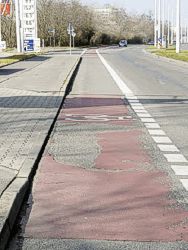 Radweg Bild